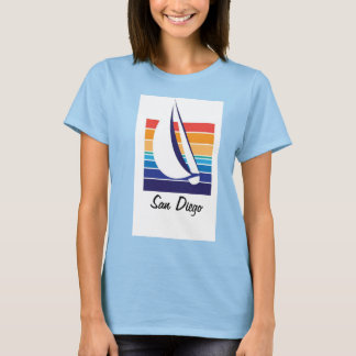 T-shirt Boat Color Carré_San Diego
