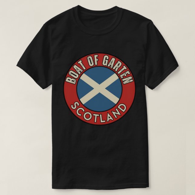T-shirt Boat of Garten, Écosse (Design devant)