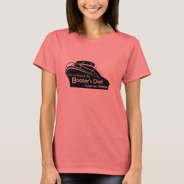 T-shirt Boater's Diet - blanc (Devant)