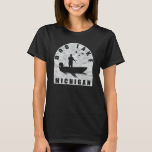 T-shirt Bob Lake Fishing Michigan