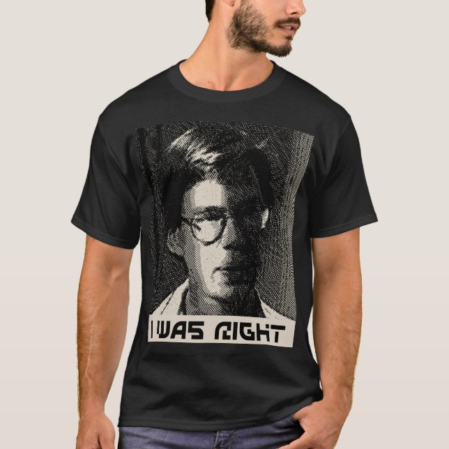T-shirt Bob Lazar J'avais raison (Devant)