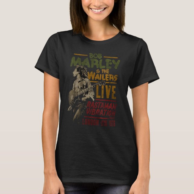 T-shirt Bob Marley BTRTW The Wailers Live (Devant)