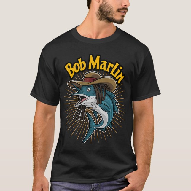 T-shirt Bob Marlin (Devant)