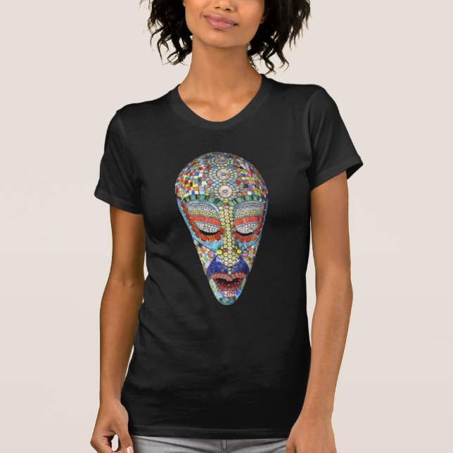 T-shirt Bob, pourquoi le long visage ? Masque mosaïque (Devant)