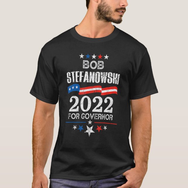 T-shirt Bob Stefanowski Élection du gouverneur du Connecti (Devant)