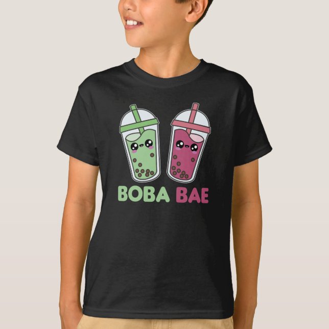 T-shirt Boba Bae - Bubble Tea Kawaii Boba Tea Love (Devant)
