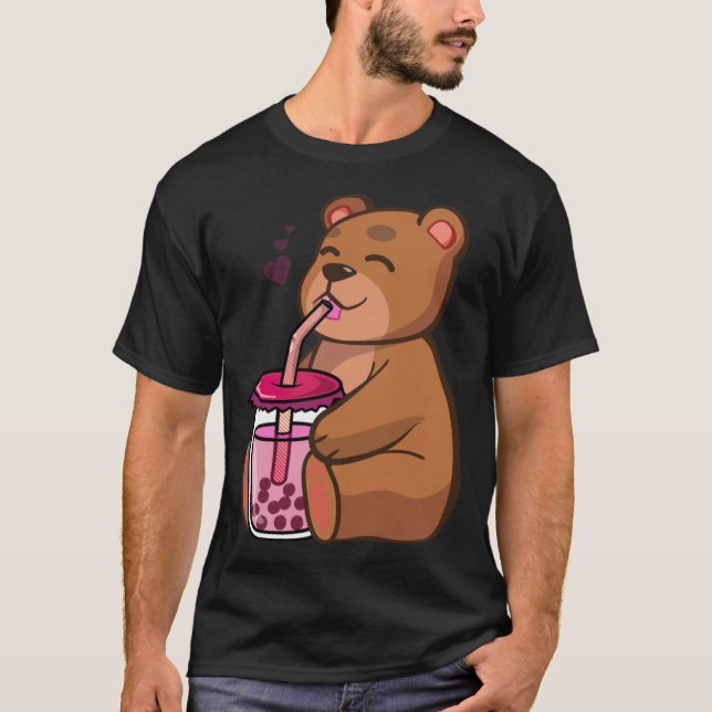 T-shirt boba bear bulle thé drôle série télé (Devant)