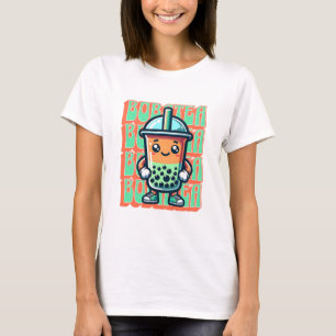 T-shirt Boba Bubble Tea Kawaii Cute Cartoon