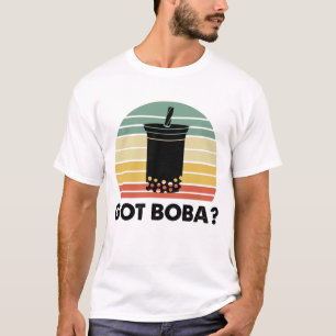 T-shirt Boba Buvez de la nourriture Retro Bubble Tea Don