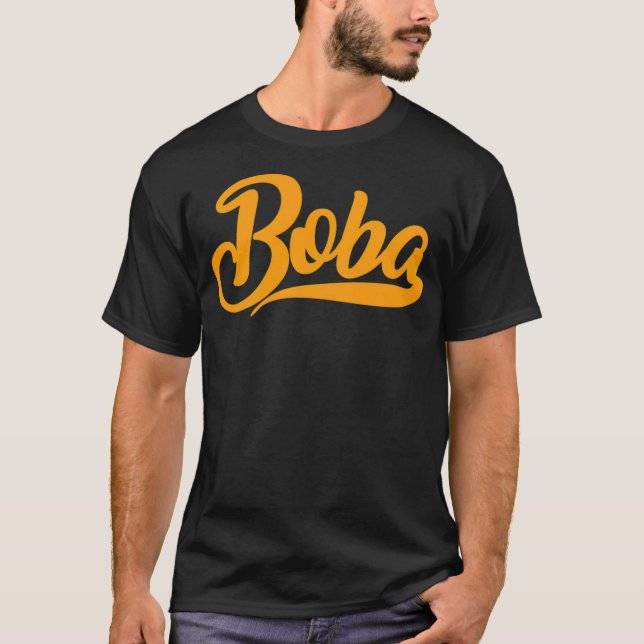 T-shirt Boba cartoon (Devant)