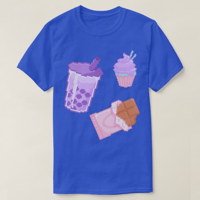 T-shirt Boba cupcakes et chocolat (Design devant)
