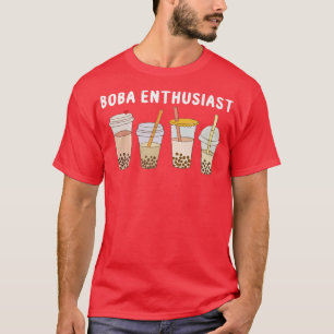 T-shirt Boba Enthousiaste Funny Kawaii Bubble Tea Boba Tea