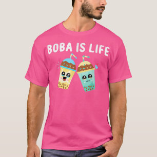 T-shirt Boba Est La Vie Drôle Kawaii Bubble Milk Bubble Te