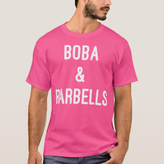T-shirt Boba Et Barbells Drôle Salle De Fitness Exerci