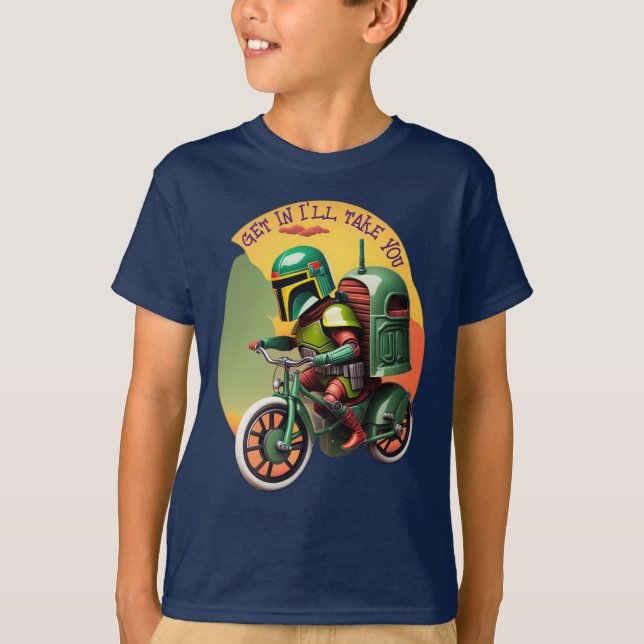 T-shirt Boba Fett Delivery (Devant)