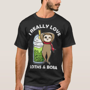 T-shirt Boba Milk Tea I Really Loths Boba penelope f