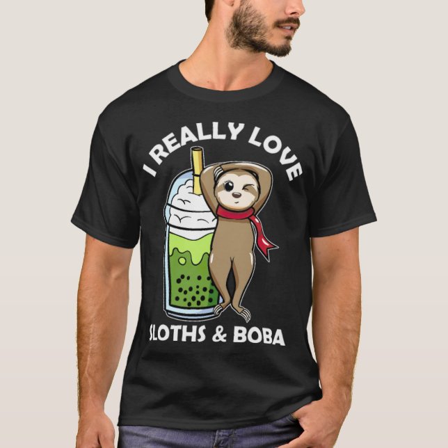 T-shirt Boba Milk Tea I Really Loths Boba penelope f (Devant)