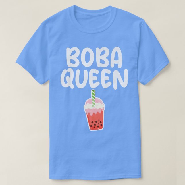 T-shirt Boba Queen Cute Graphisme Impression pour bubble T (Design devant)