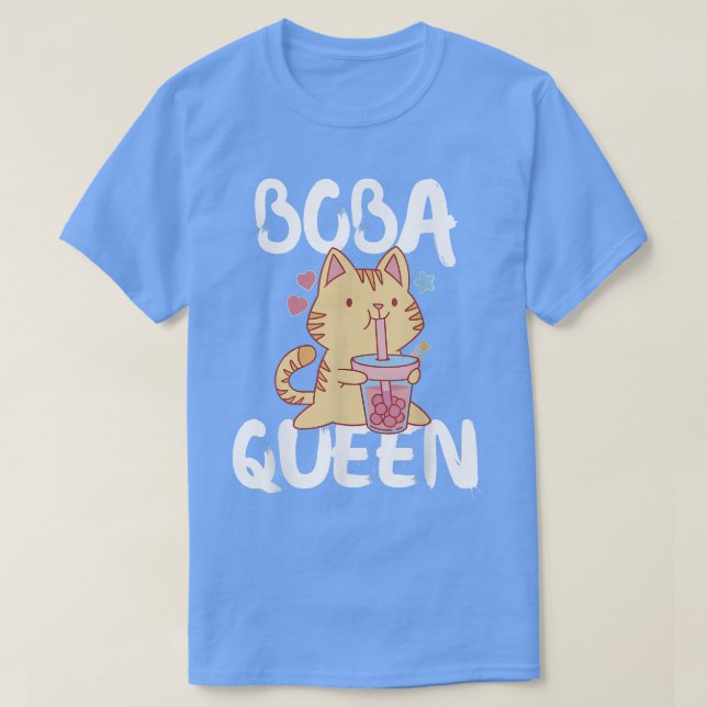 T-shirt Boba Queen Panda Lover Boire Bubble Milk Tea Ka (Design devant)