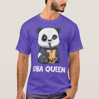 T-shirt Boba Queen PandasFunny Boba Tea