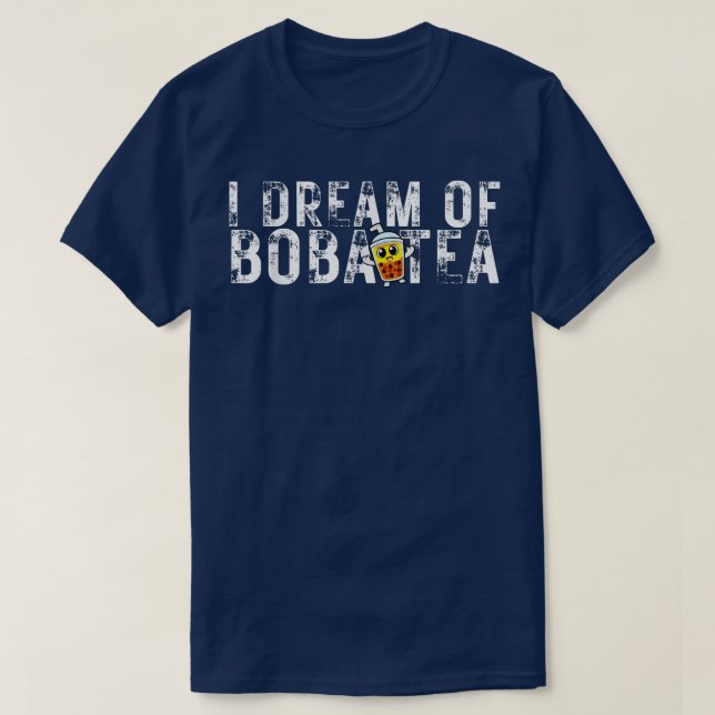 T-shirt Boba Tea Buble Tea Lover Anime Kawaii Japonais Mi (Design devant)