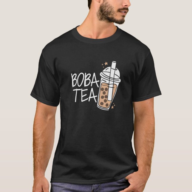 T-shirt Boba Tea Buble Tea Partnerlook (Devant)