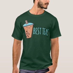 T-shirt Boba Tea Buble Tea Partnerlook Meilleur Thé Premiu