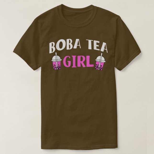 T-shirt Boba Tea Girl Bubble Tea 224 (Design devant)