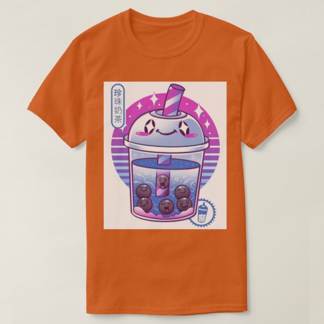 T-shirt Boba Wave Tea (Design devant)