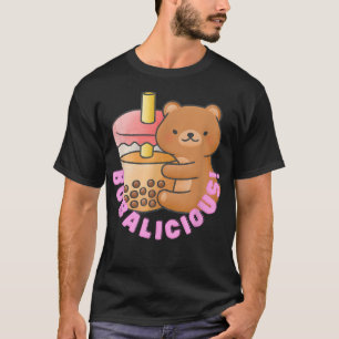 T-shirt Bobalicious Funny Kawaii Boba Tea Cute Bear Charac