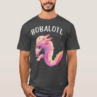 T-shirt Bobalotl Aolotl Cute aolotl Lotl Funny Boba Tea L
