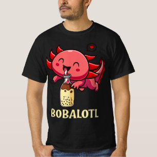 T-shirt Bobalotl Axolotl Boba Tea Bubble Lait Anime Lover