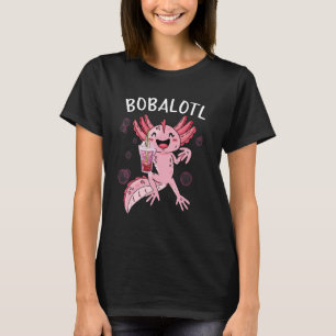T-shirt Bobalotl Axolotl Cute Axolotl Boire Boba Tea
