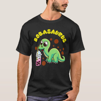 T-shirt Bobasaurus | Cute bulle thé Boba Dinosaur lait Lo
