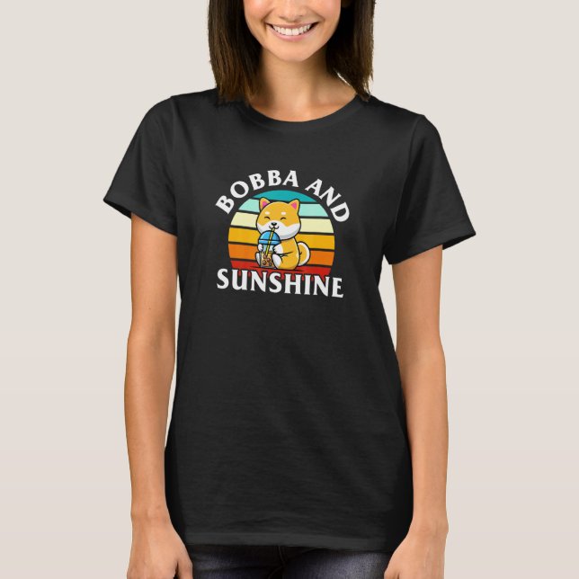 T-shirt Bobba Et Sunshine - Été De Plaisir (Devant)