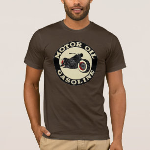 T-shirt - Bobber - Motor Oil - Gasoline