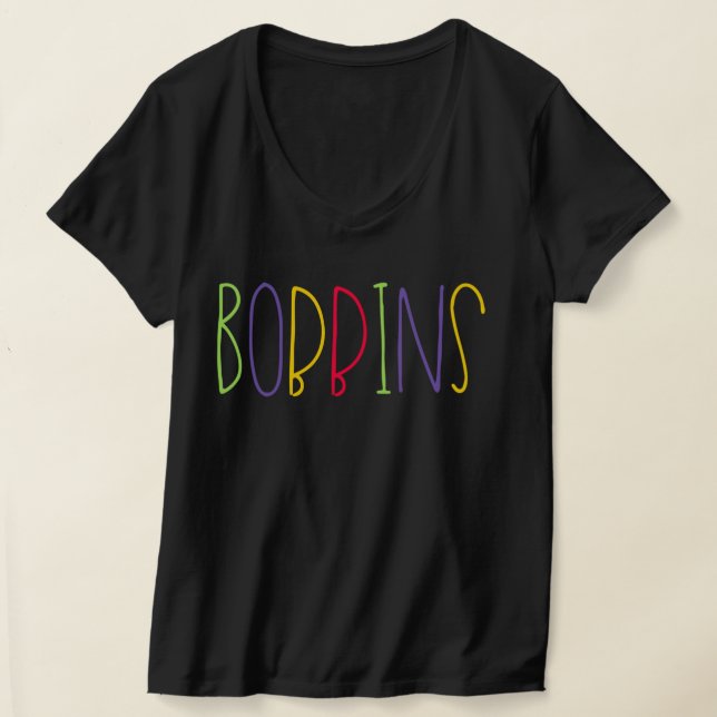 T-shirt Bobbins, Manchester, Épingle Du Nord Pour Le Rubbb (Poser)