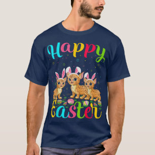 T-shirt Bobcat Lover Drôle Oeuf De Pâques Bunny Bobcat Hap