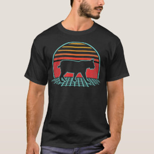 T-shirt Bobcat Retro Vintage 80s Style Amoureux des animau