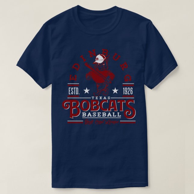T-shirt Bobcats d'Edinburg (Design devant)