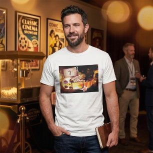 T-shirt Bobine de film cinématique et clapet de cinéma