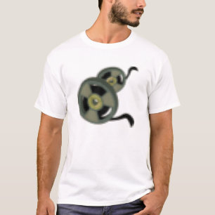 T-SHIRT BOBINE DE FILM DE BANDE DE MUSIQUE DE PIXEL