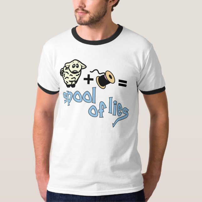 T-shirt Bobine des mensonges (Devant)