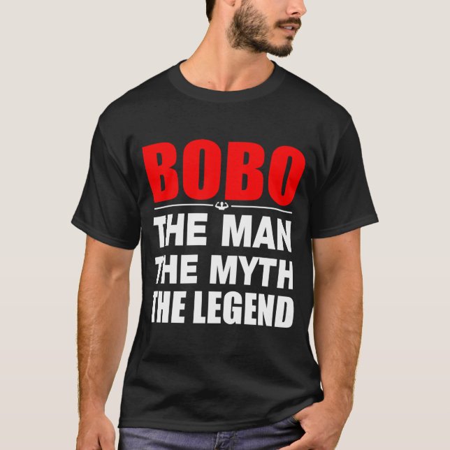 T-shirt Bobo l'homme le mythe la légende (Devant)