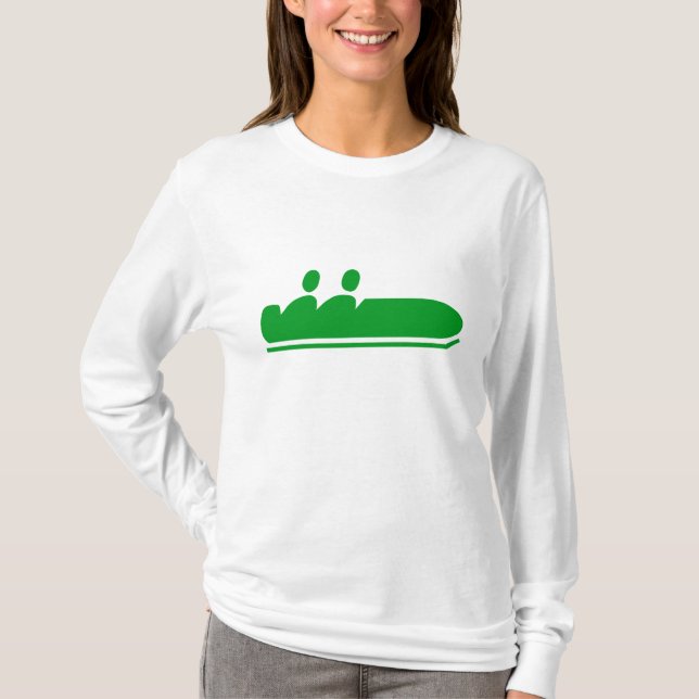 T-shirt Bobstiné - Vert herbe (Devant)
