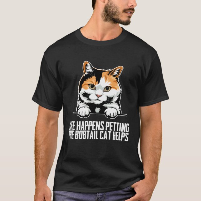 T-shirt Bobtail  Chat Bobtail  Chat Bobtail  1 (Devant)