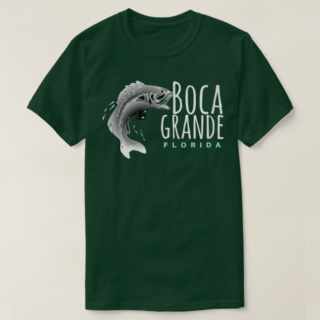 T-shirt Boca Grande Floride, Anglers Boca Grande  (Design devant)