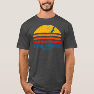 T-shirt Boca Grande Floride FL les années 70 graphique Vi