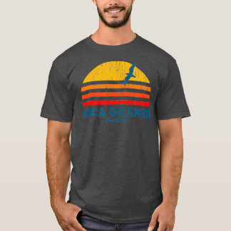 T-shirt Boca Grande Floride FL les années 70 graphique Vin