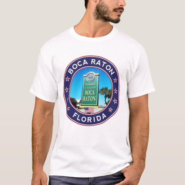 T-shirt Boca Raton, Floride (Devant)